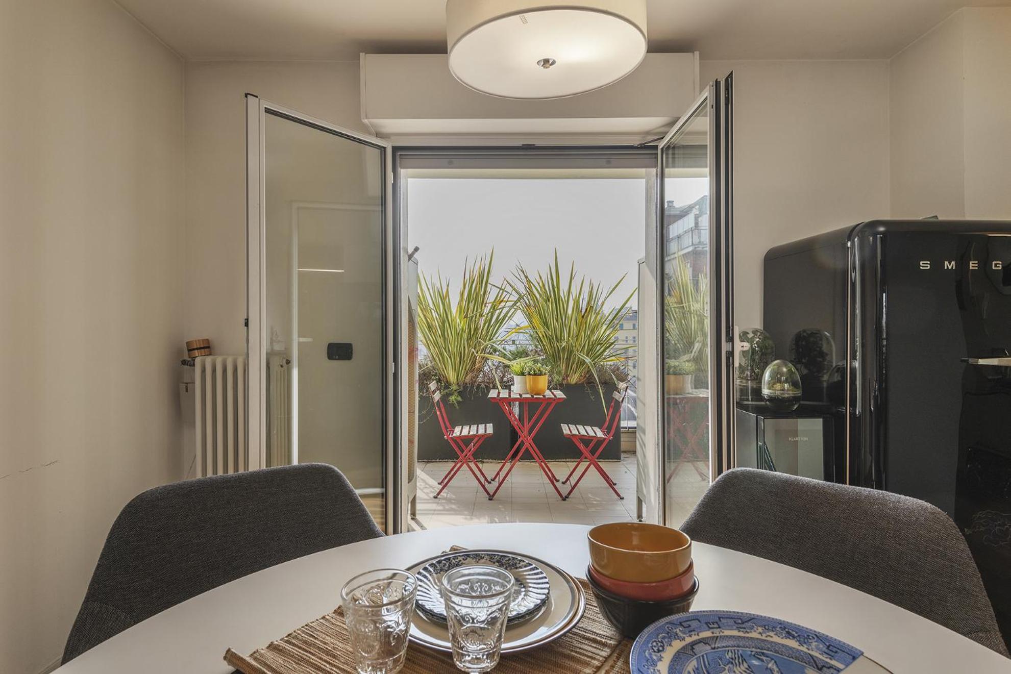 Giresio 41 - Your Penthouse With Rooftop Garden In Milano Navigli - Wifi ภายนอก รูปภาพ