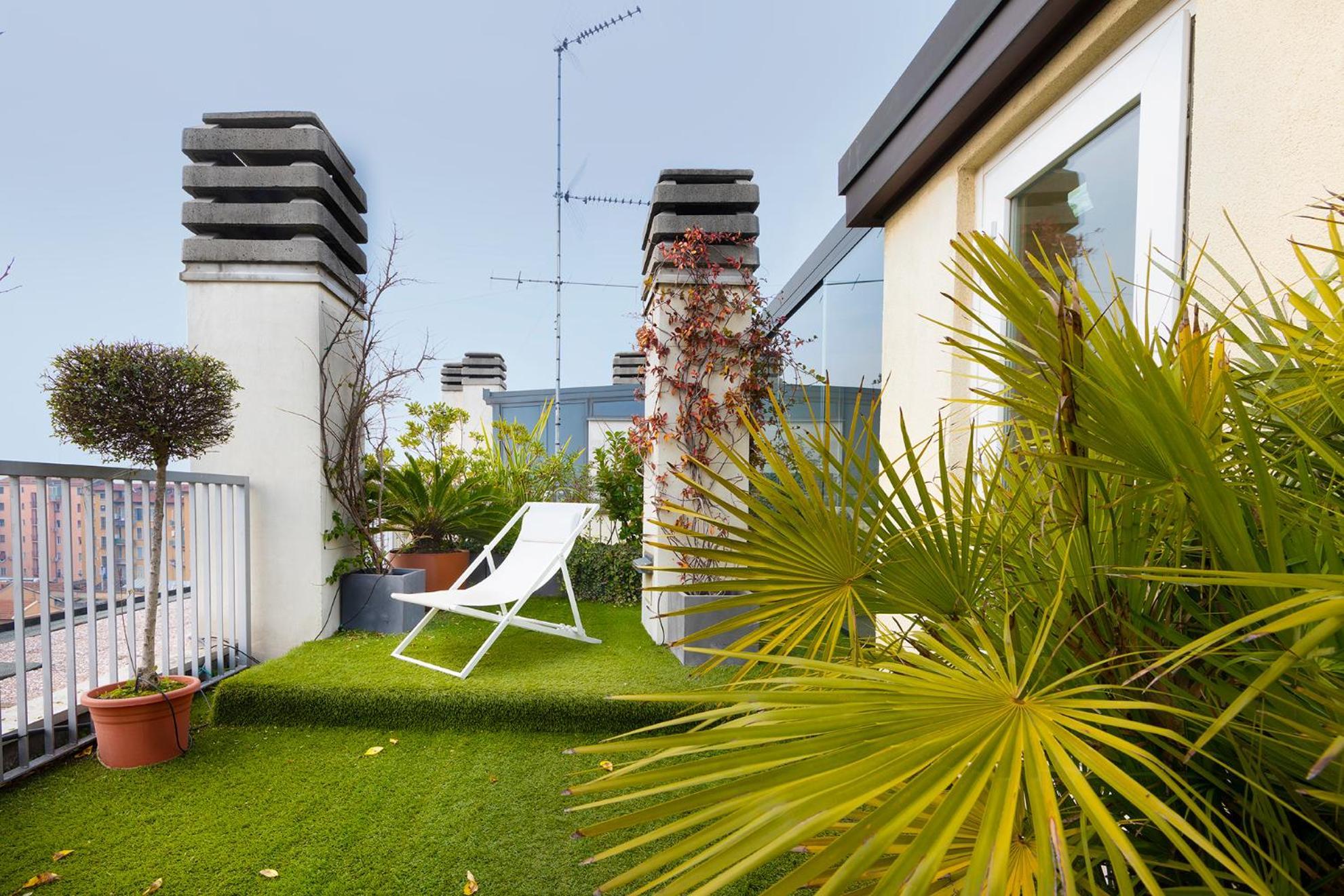 Giresio 41 - Your Penthouse With Rooftop Garden In Milano Navigli - Wifi ภายนอก รูปภาพ